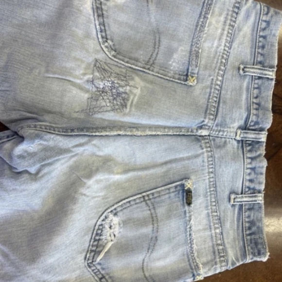 Vintage 1960s Lee Riders 29x 31 Beautiful Repaired Piece - Picture 5 of 6